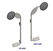 Wrangler JL and JK Foot Peg with Mirrors, Wrangler Foot Pegs, Wrangle Mirrors