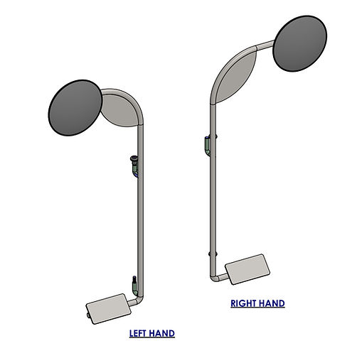 Jeep Wrangler Foot Peg with Mirrors