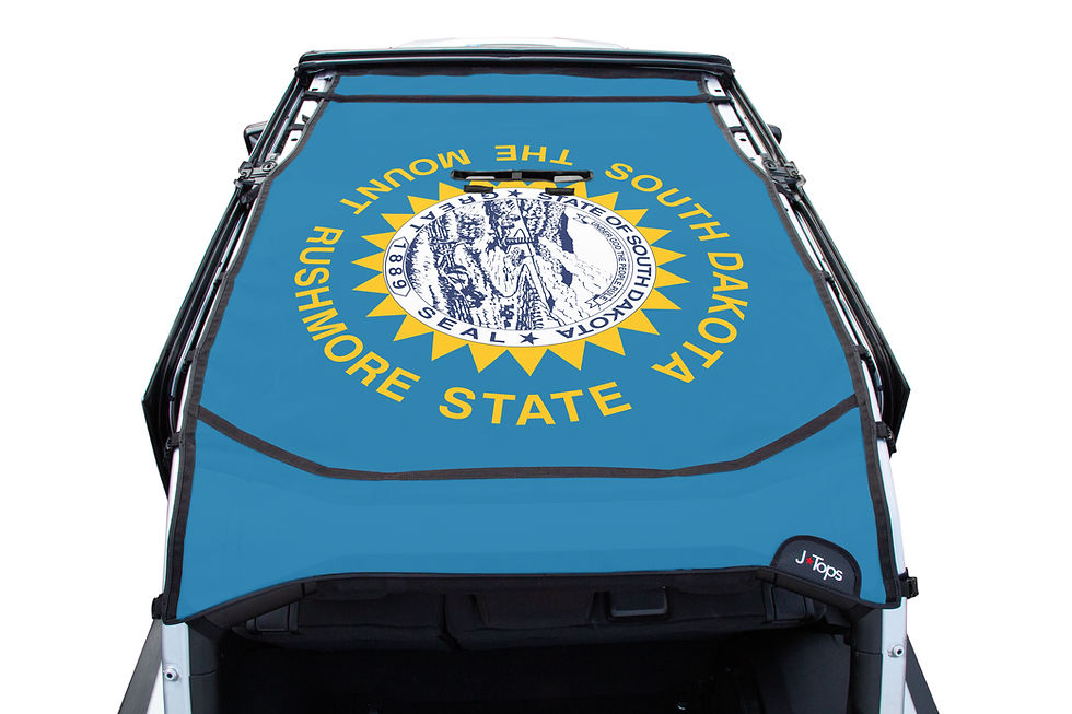 Thumbnail: Jeep Wrangler Sun Shade Top - STATE FLAGS - JTopsUSA