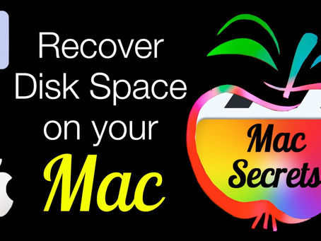 Save Disk Space on your Mac - Optimize Mac storage