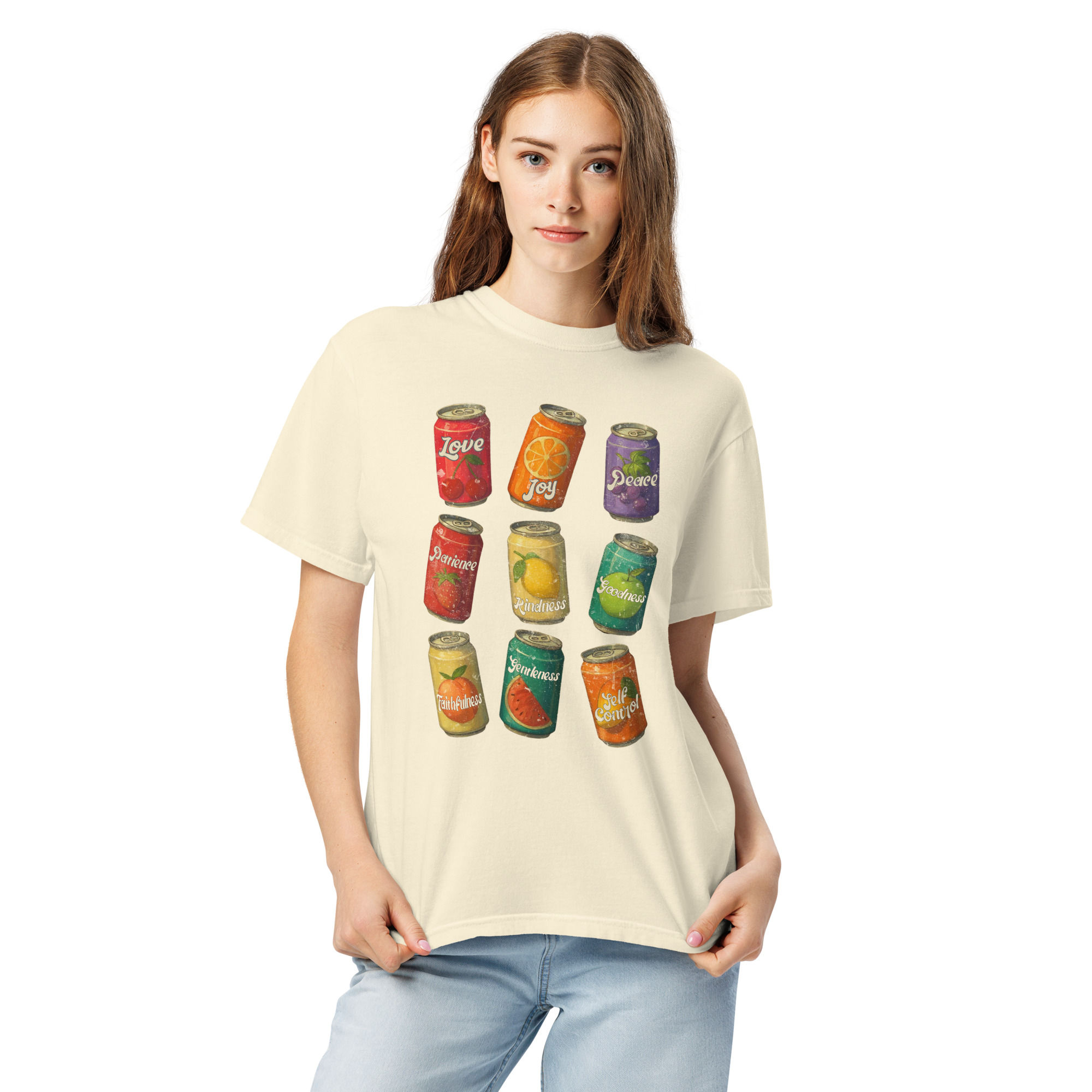 Fruit Of The Spirit Vintage Cans TEE