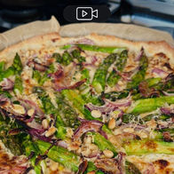 Tarte fine aux asperges