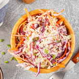 Boeuf mariné au balsamique, potatoes & coleslaw