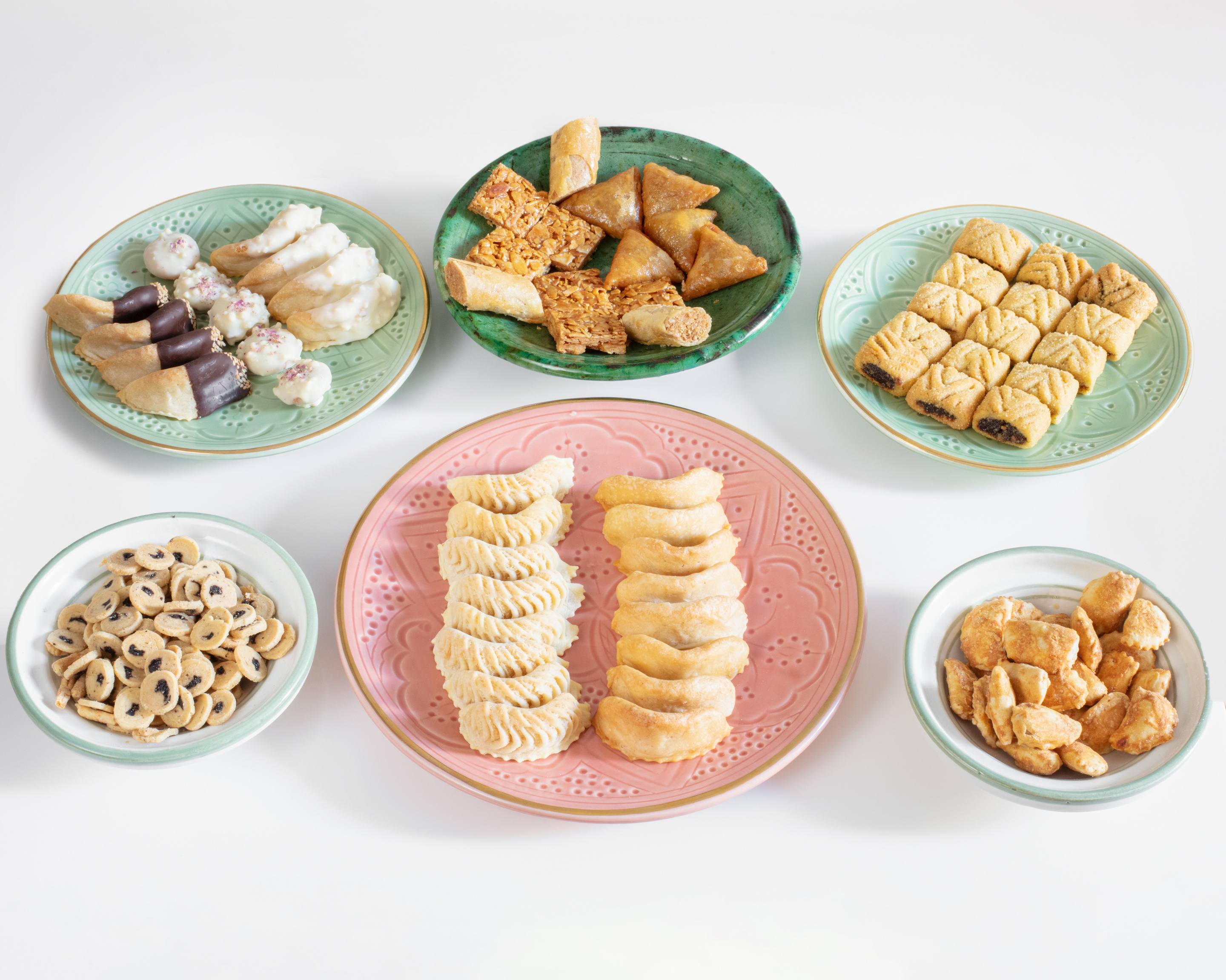 Arranged Food and Objects