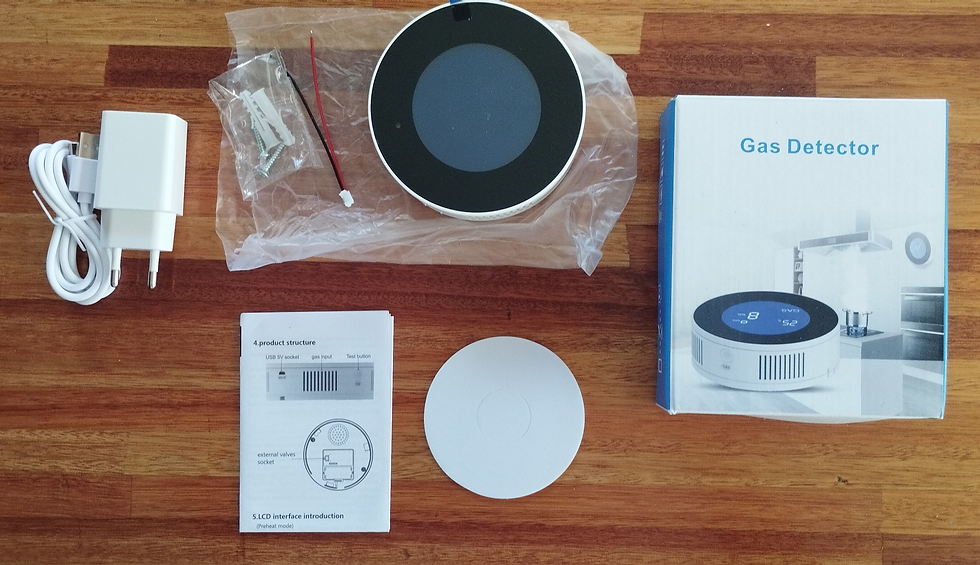 Miniatura: Detector de Gas Wifi Tuya con Display
