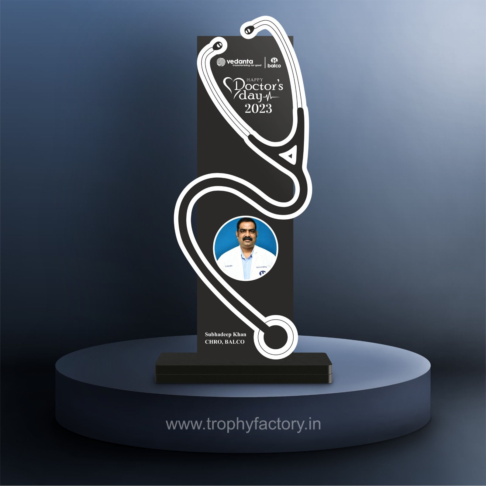 Doctor's Day Customised Trophy