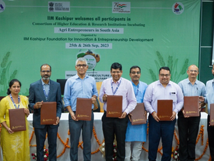 IIM Kashipur FIED Grants INR 60 Lakhs to Agri-Startups Under RKVY-RAFTAAR Scheme
