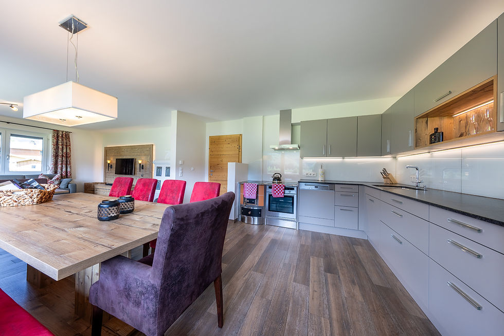 7. Chalet Dorfkristall Bramberg - Essen und Wohnen new