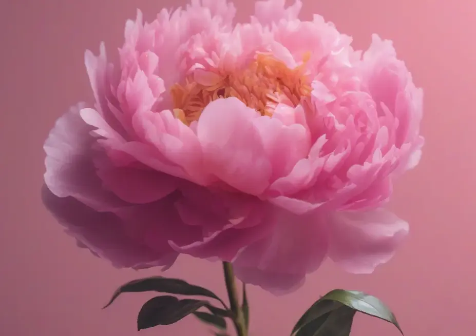 portrait ai intelligence-artificelle flower peony