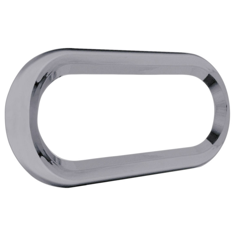Thumbnail: OVAL CHROME PLASTIC TWIST-ON BEZEL