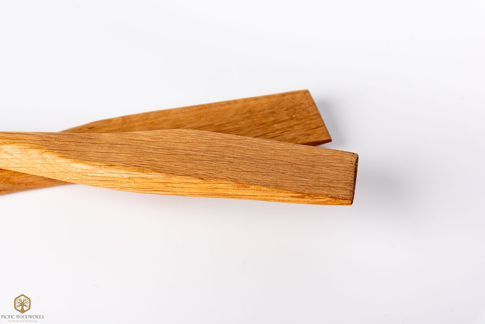 Thumbnail: White oak wooden spatula - Razor style