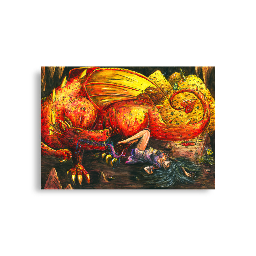 Dragon In Treasure Room