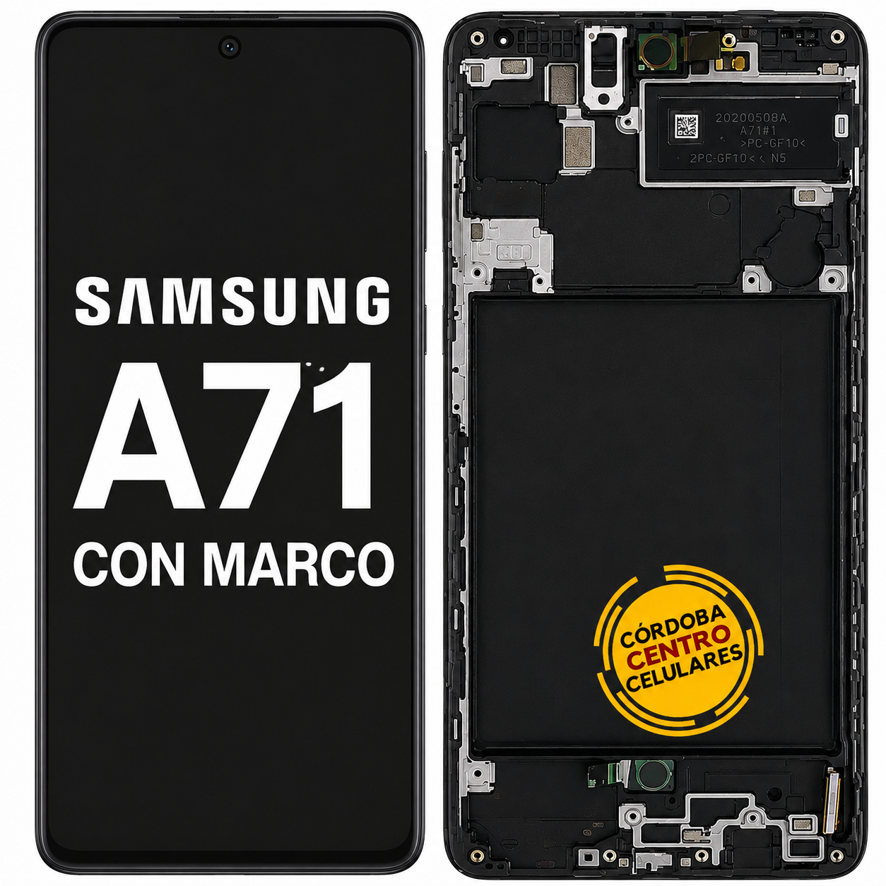 MODULO SAMSUNG A71 CON MARCO