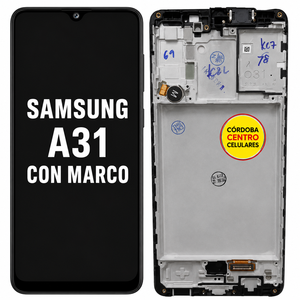 MODULO SAMSUNG A31 CON MARCO