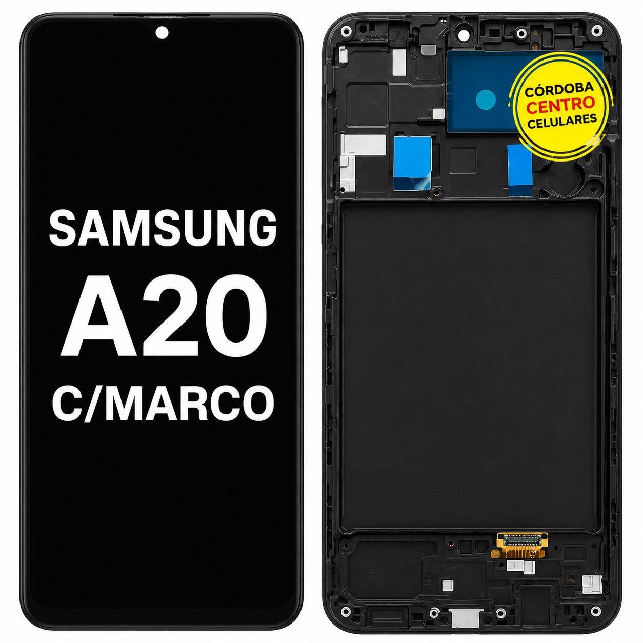 MODULO SAMSUNG A20 CON MARCO