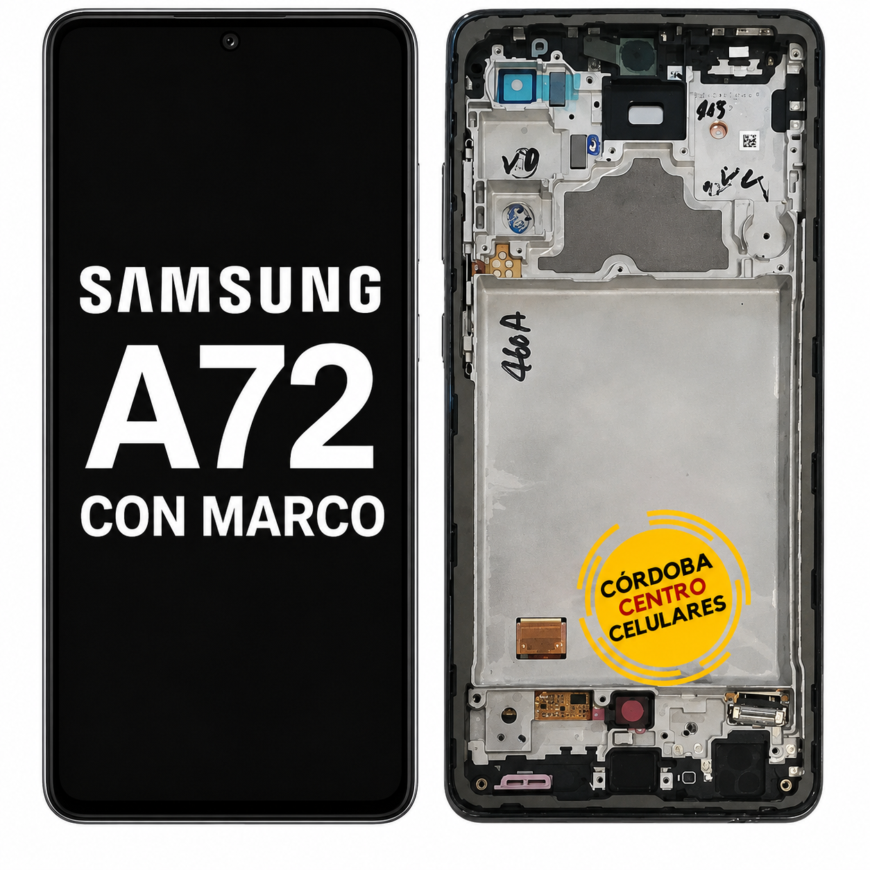 MODULO SAMSUNG A72 CON MARCO