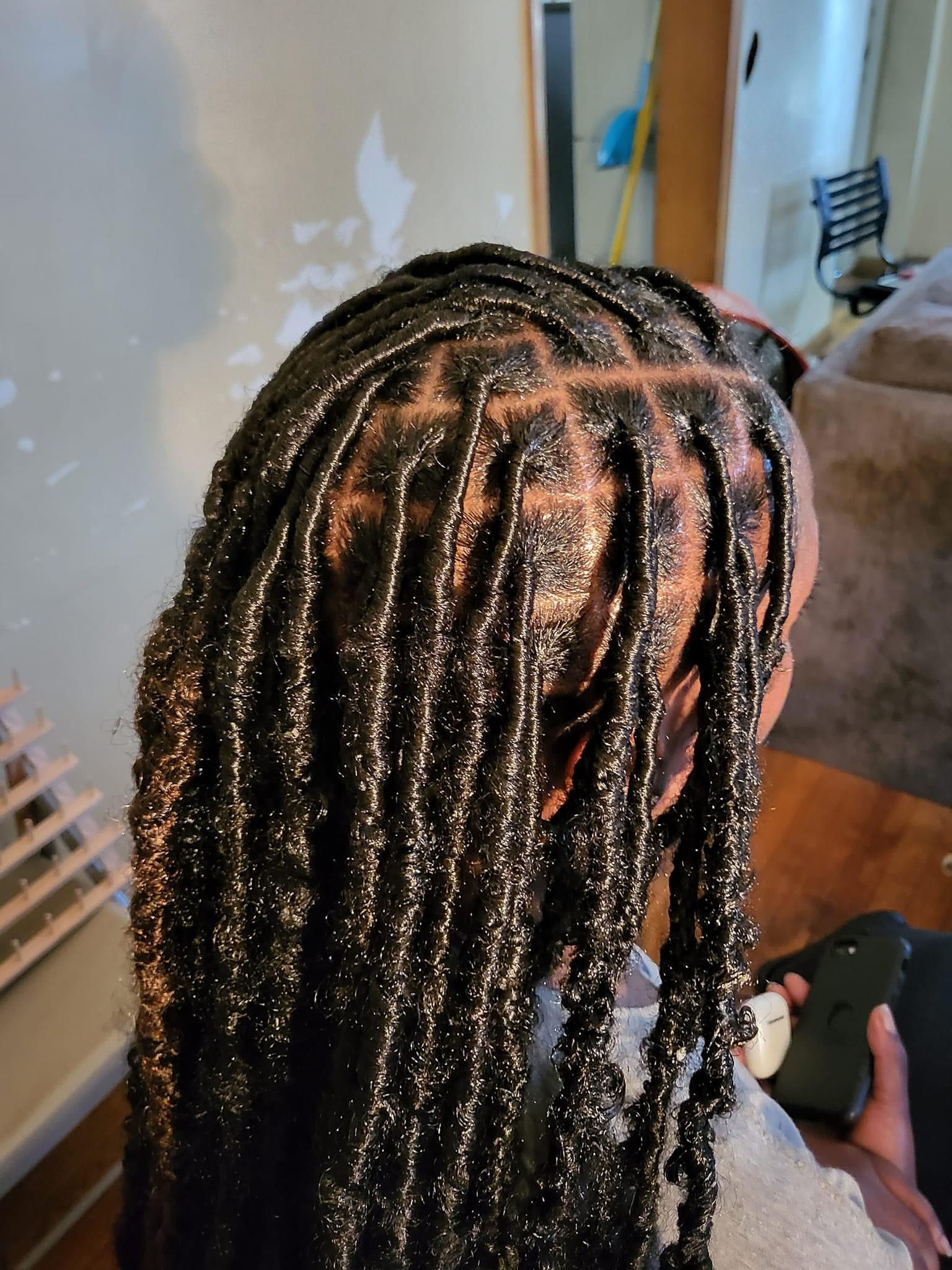 Wrapped Crochet Locs