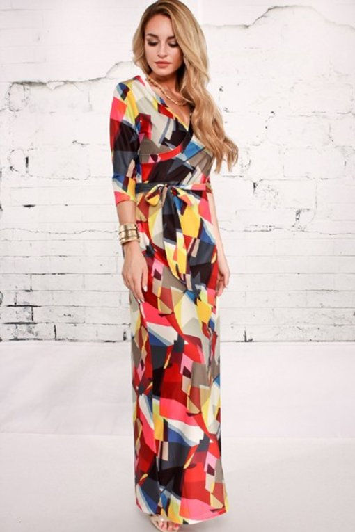 Thumbnail: Multicolor Maxi Dress