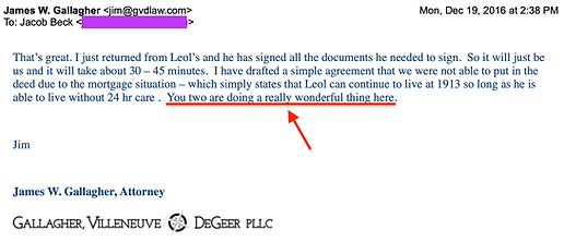Gallagher Met with Leol