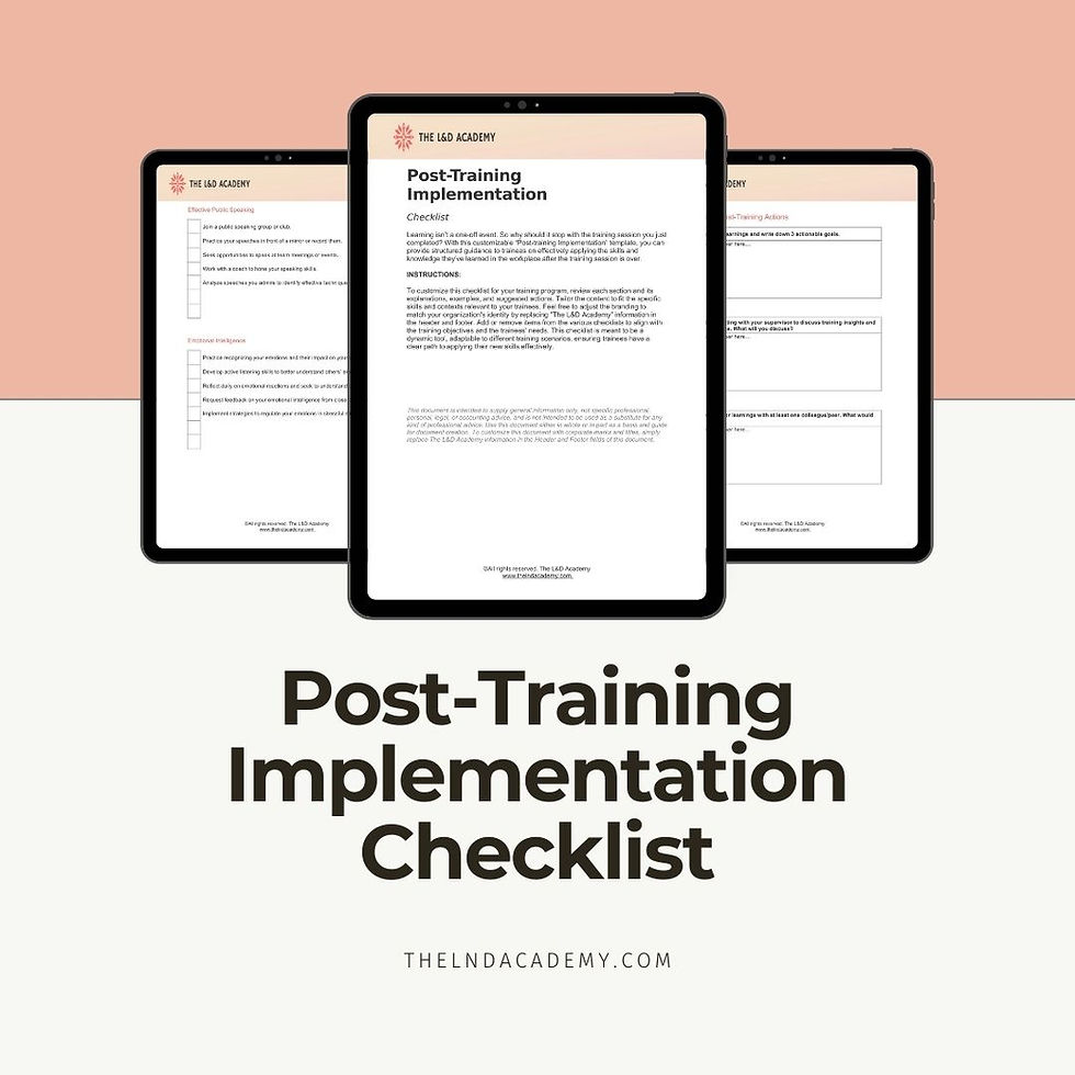 Thumbnail: Learning Evaluation mini toolkit
