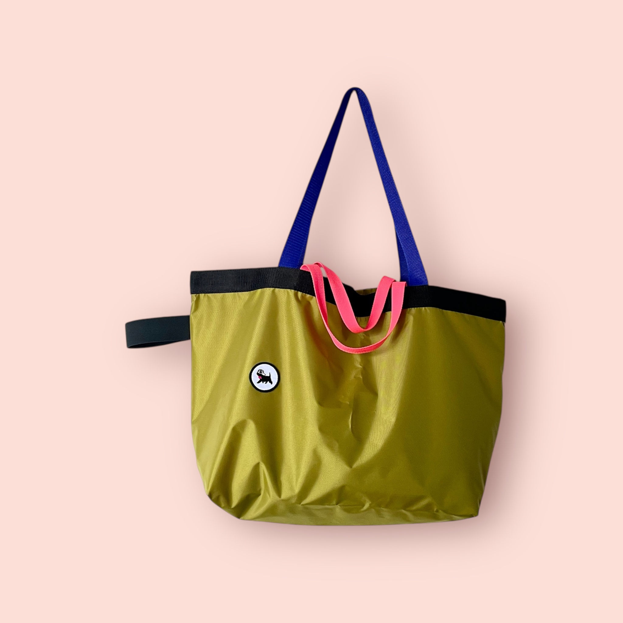 Cabas pliable / anis