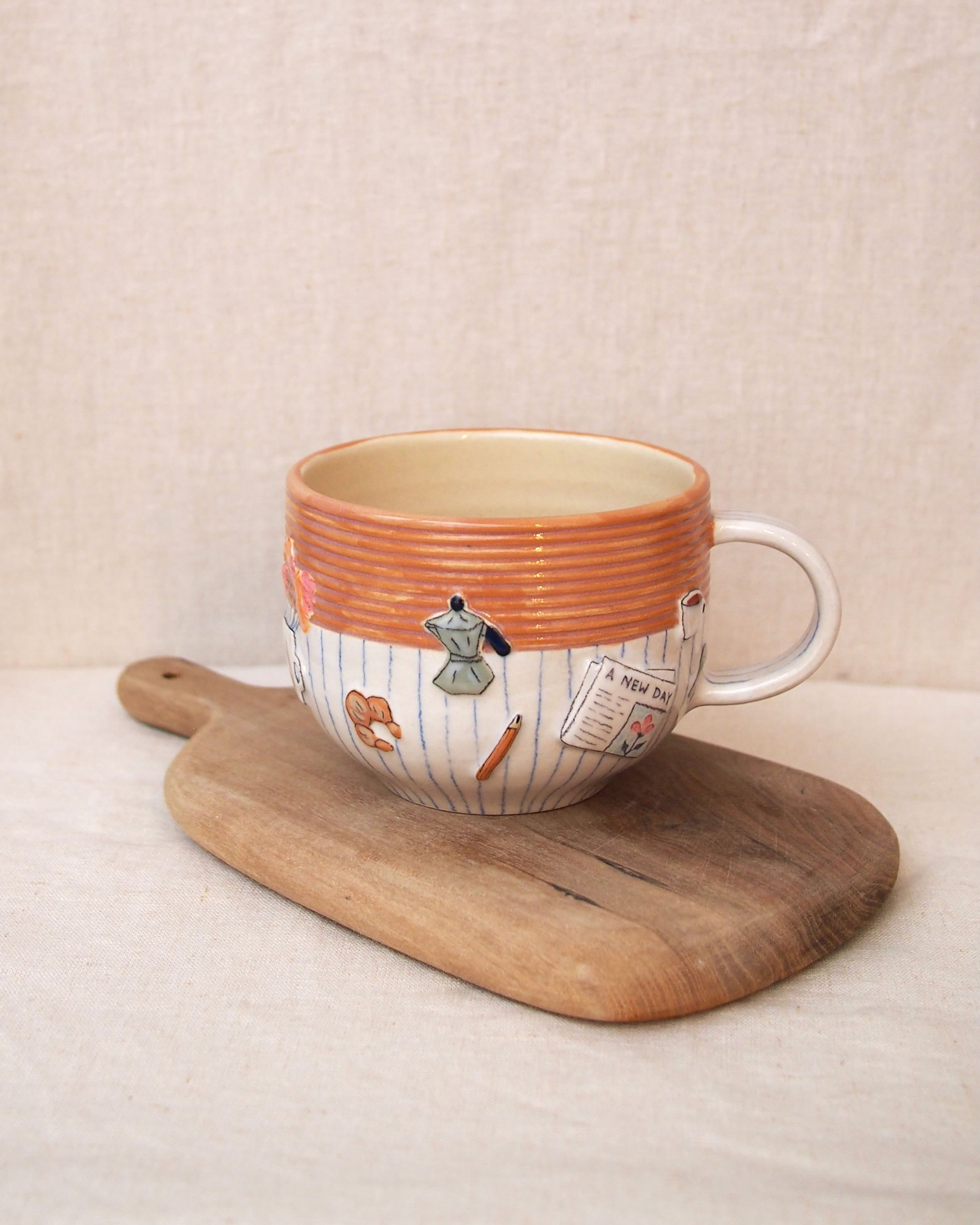 Breakfast cup "a new day"