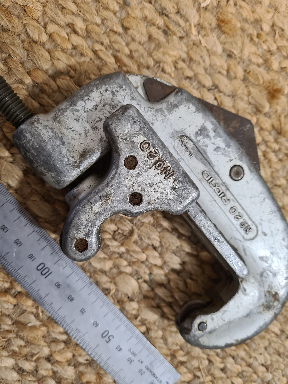 Thumbnail: Ridgid no. 20 pipe cutter cutting hand tool U.S.A. 5/8 to 2 1/8 O.D.