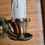 Thumbnail: Vintage Ornate Solid Brass Wall Mount Light Sconce Candle Holder