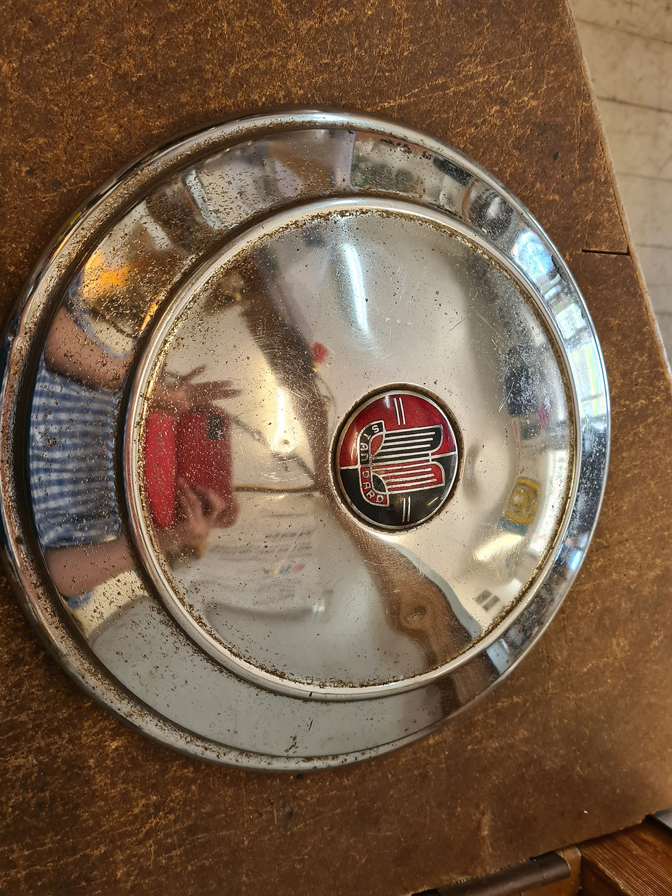 Thumbnail: 1 x Vintage standard vanguard hubcap Wheel cover