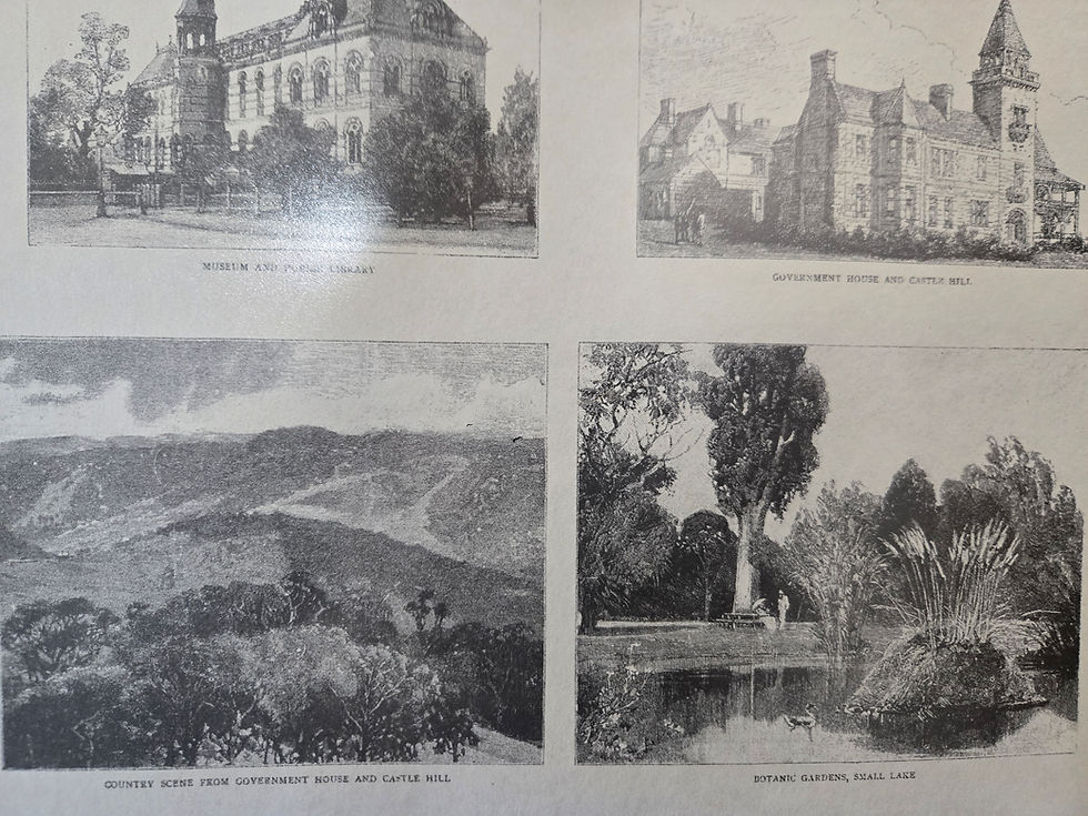 Thumbnail: Frame print The opening of the Adelaide jubilee exhibition south australia