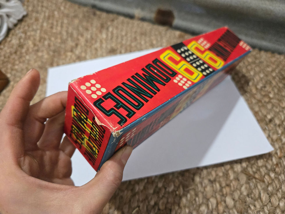 Thumbnail: Vintage Domino game 55pcs box Glevum England 