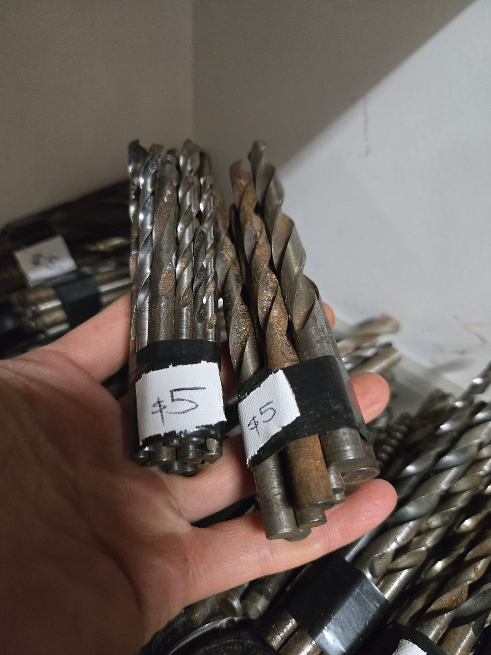 Thumbnail: Used bundle of drill bits tools $5 per bundle