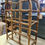 Thumbnail: Mid century bamboo wine bottle holder rack stand holds 12 bottles small