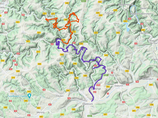 Escapardenne Lee Trail • Kaart