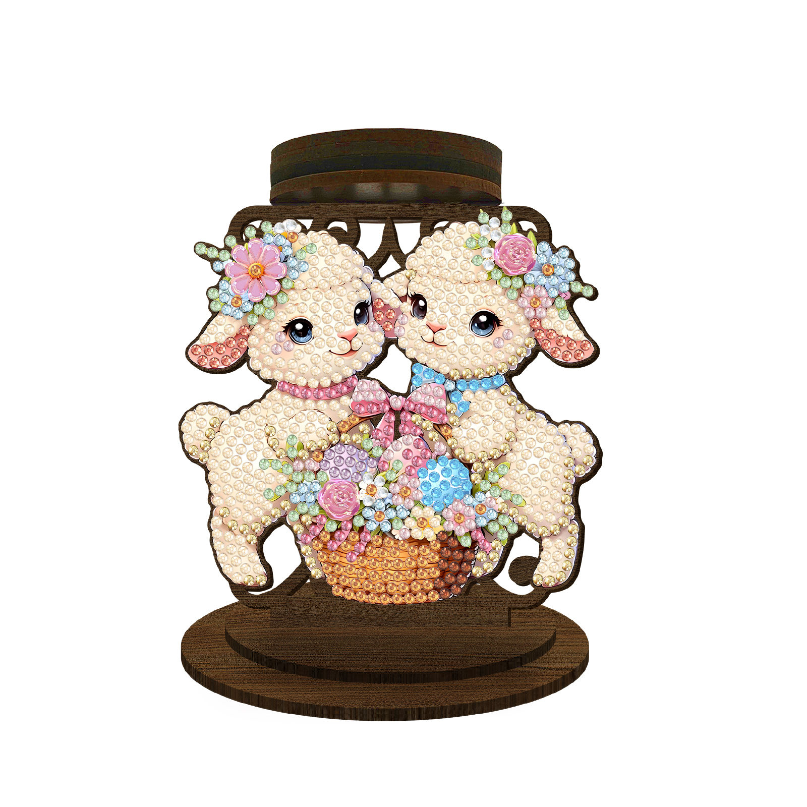 Kaarsenhouder Lammetjes (set 222)