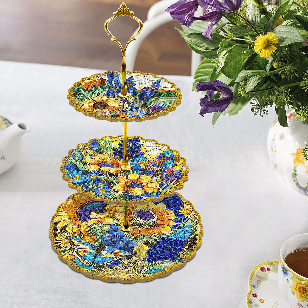Thumbnail: Etagère Zonnebloemen (set 333)