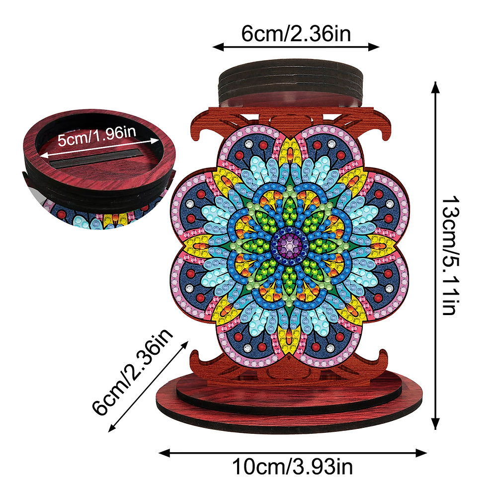 Thumbnail: Kaarsenhouder Mandala (set 306)