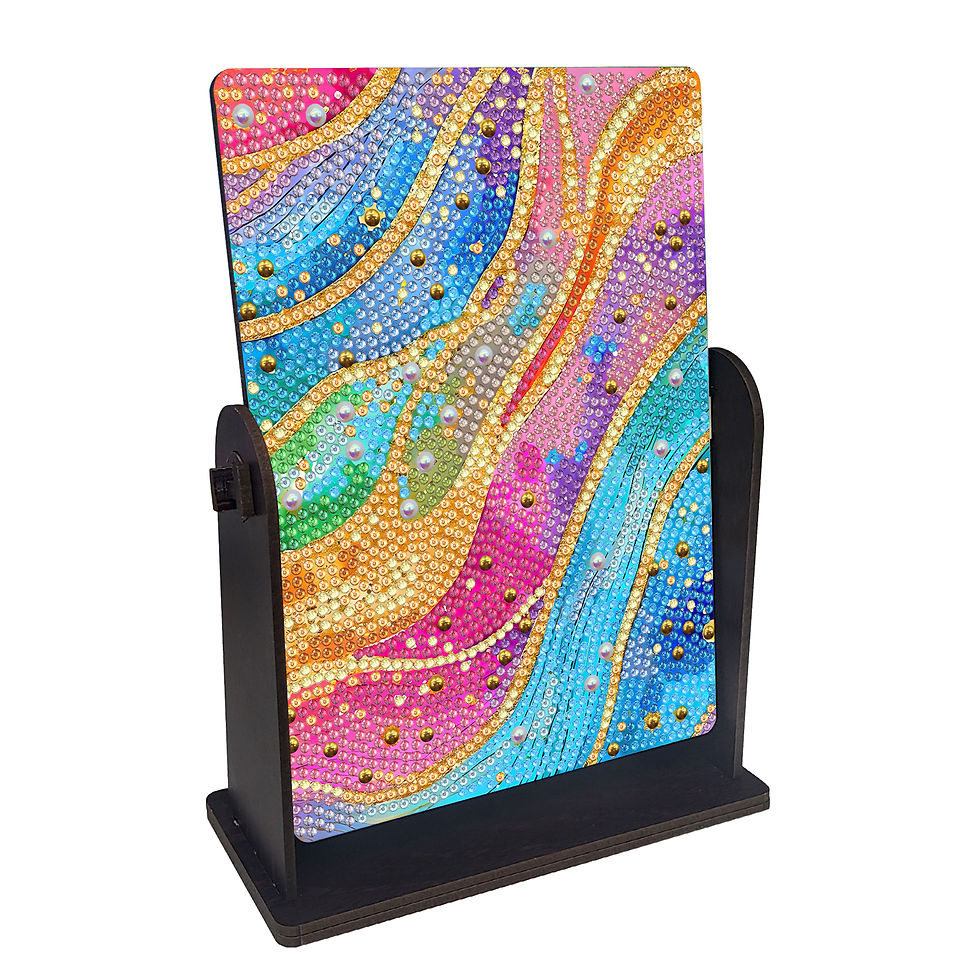 Spiegel Kleurrijke golven 1 (set 5)