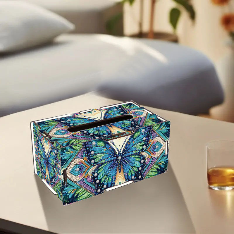 Thumbnail: Tissuebox Vlinder (set 27)