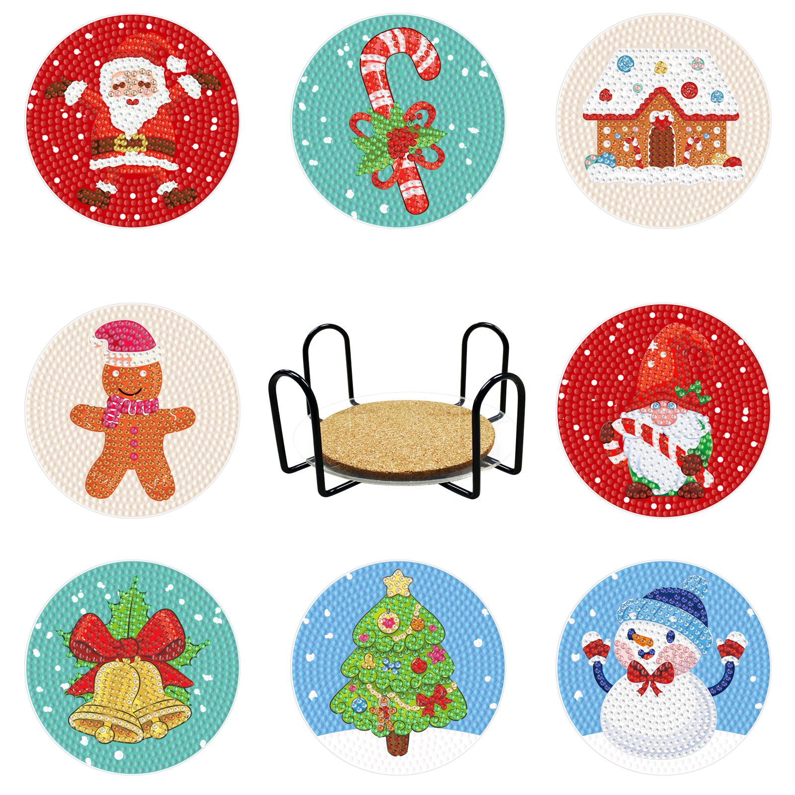 Onderzetters Kerst 1 (set 205)