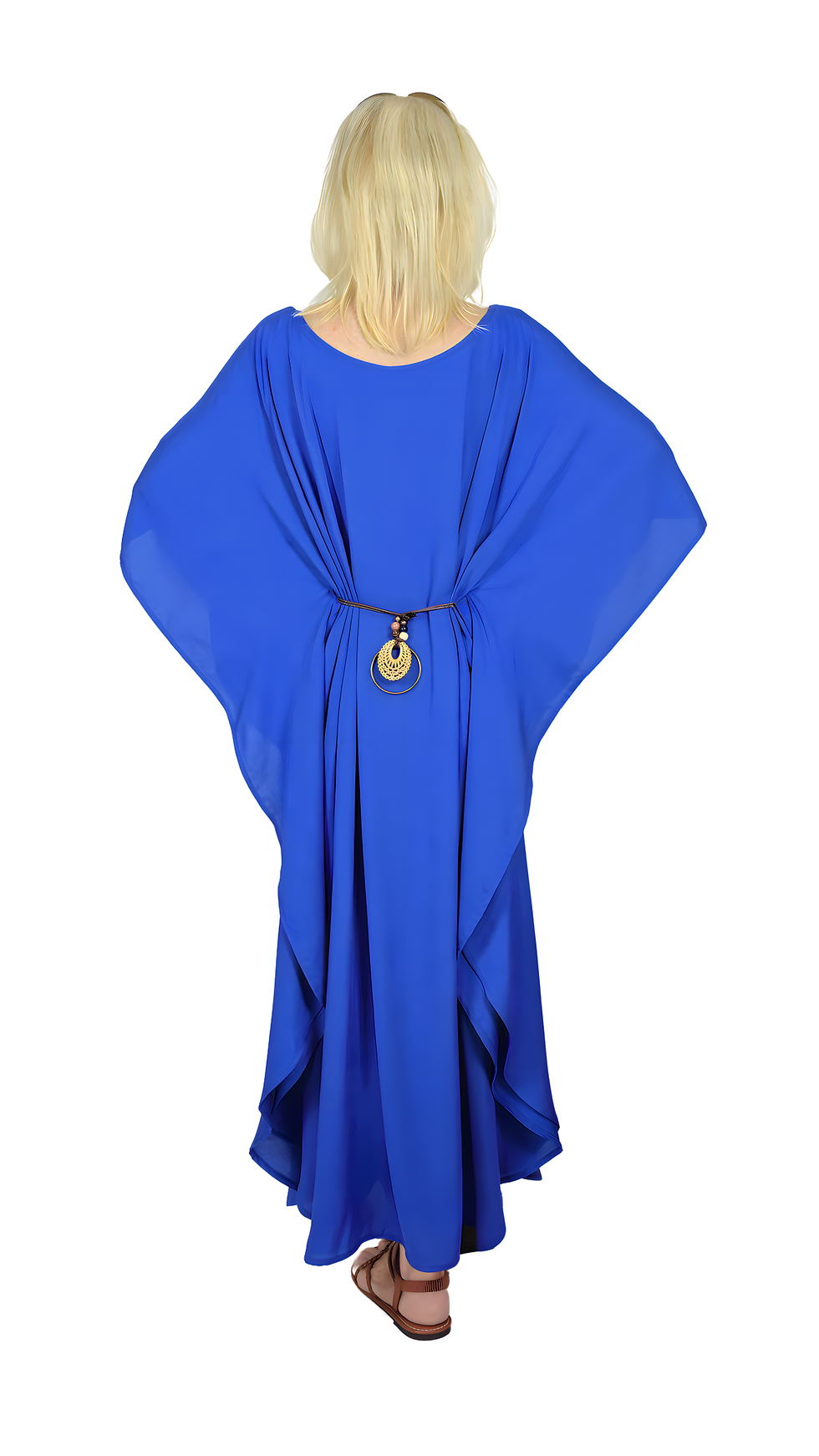 Thumbnail: Convertible Kaftan Maxi - Cobalt Blue