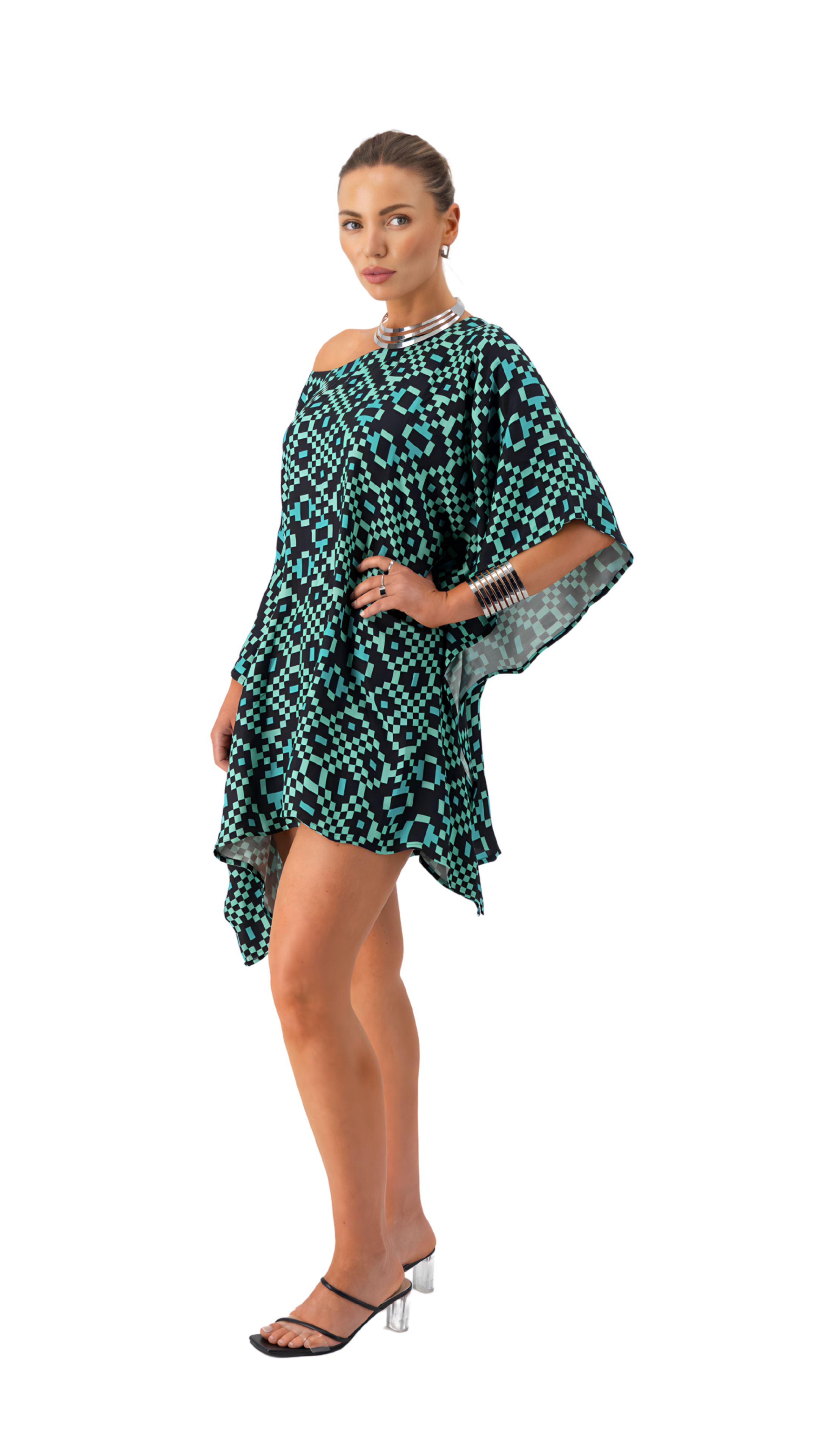 Classic Kaftan Mini - Nepal Teal