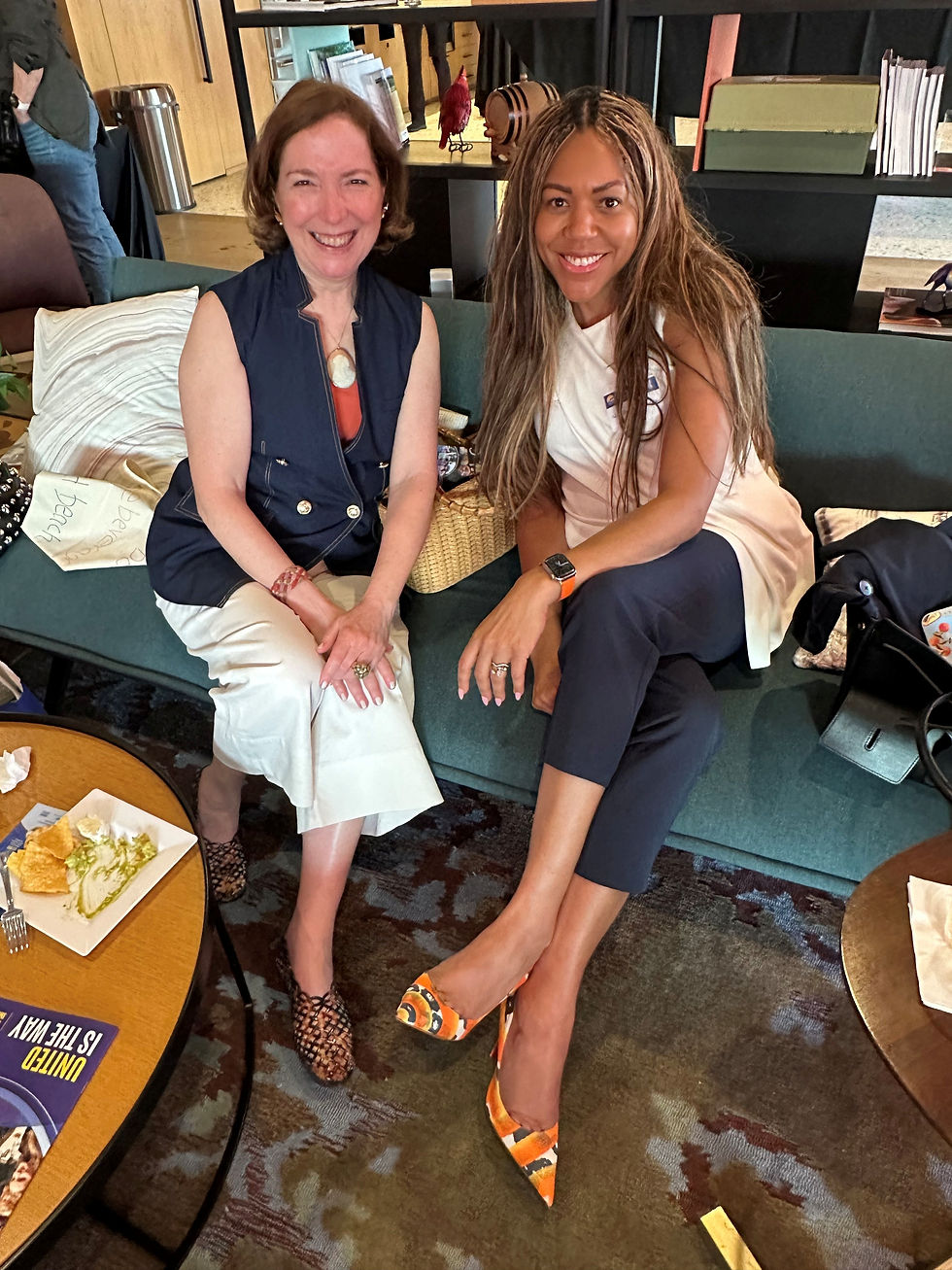 Two women at the Deloitte Women United event