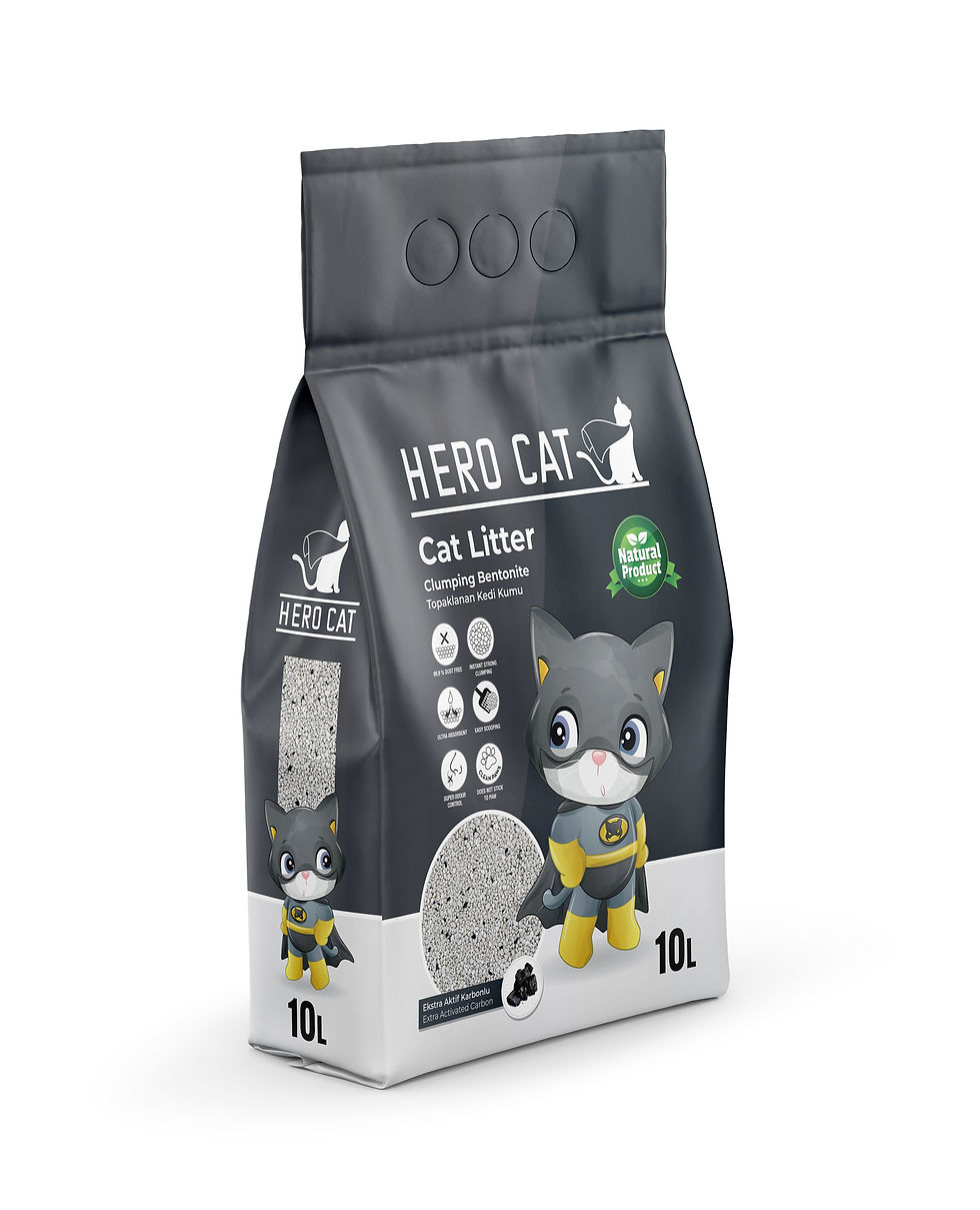 תמונה ממוזערת: חול פרימיום מתגבש לחתול - Hero Cat Carbon