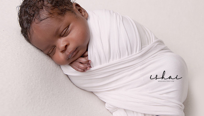 wrapped baby