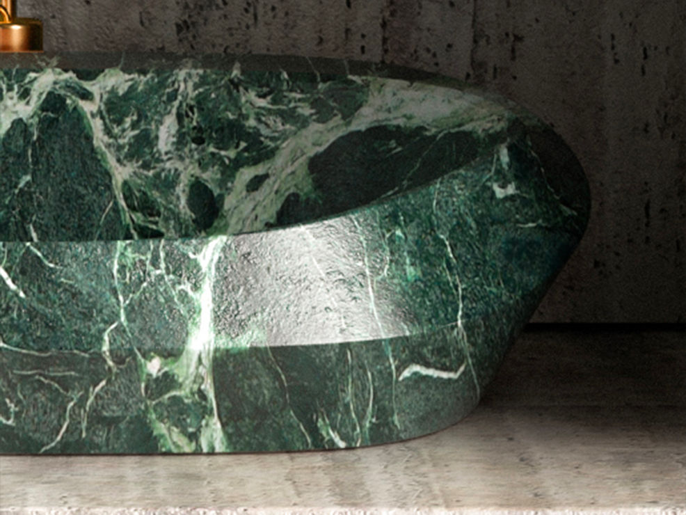 Tosca small made of Verde Notte