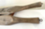 Thumbnail: SOLD Vintage set of Rare Hand paddles for Gunning skiff