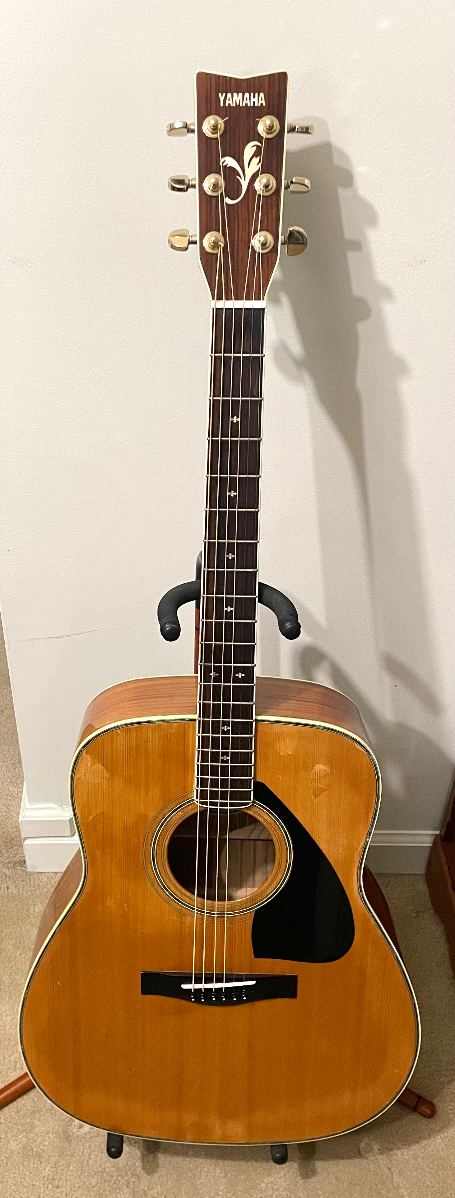 Used Yamaha FG460S Natural Acoustic Guitar