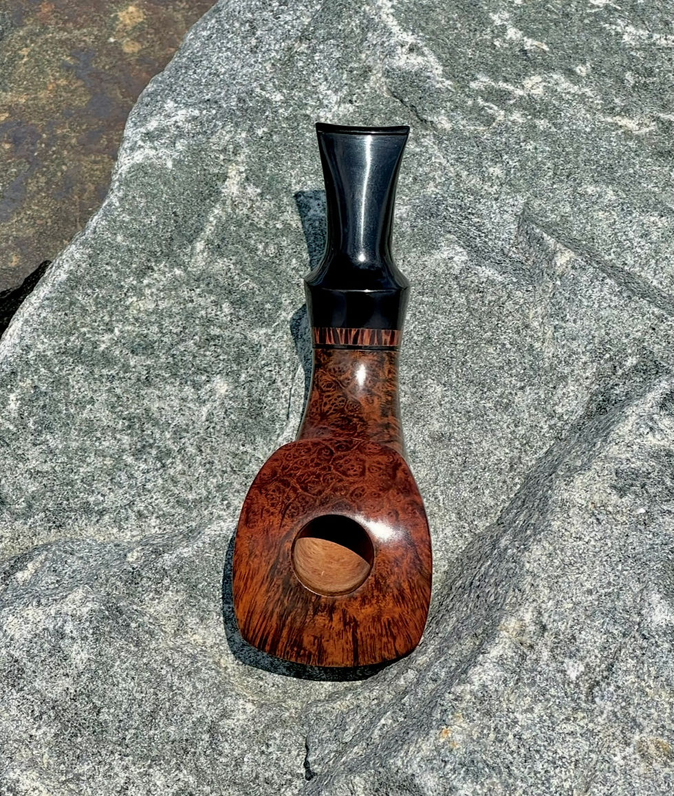 Thumbnail: Black Sea: Horn with palm wood band