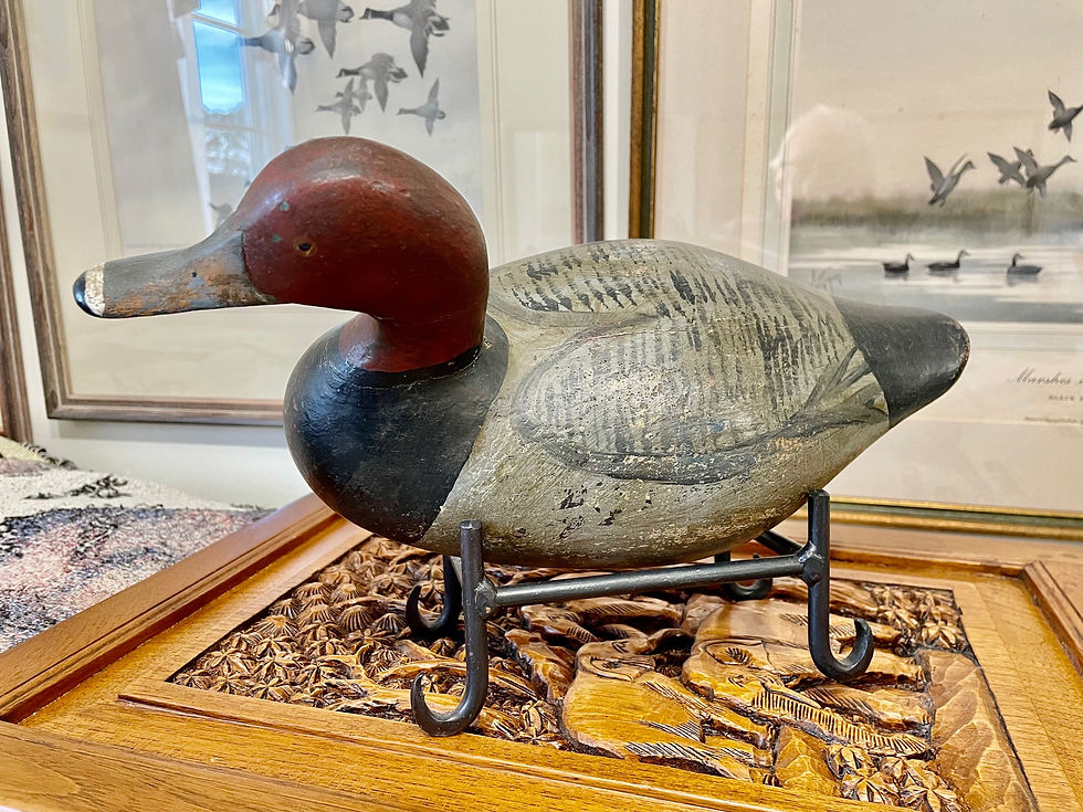 Thumbnail: SOLD Old Robert F. McGaw Redhead decoy